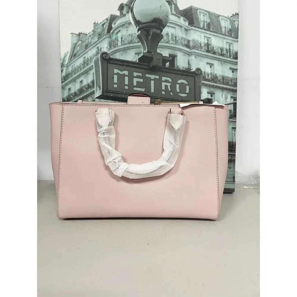 Michael Kors Kellen MD Satchel 35H7GSOT2L Blossom Pink Saffiano Leather